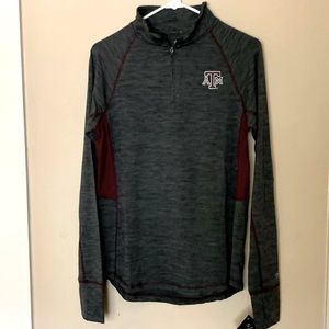NWT Texas A&M Aggies Quarter Zip L